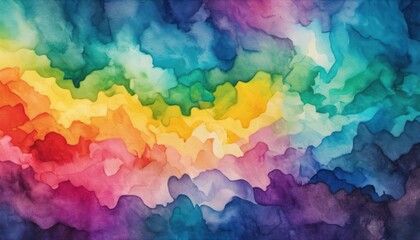  a painting of a multicolored background with a white border in the middle of the image and a black border in the middle of the image to the bottom of the image.