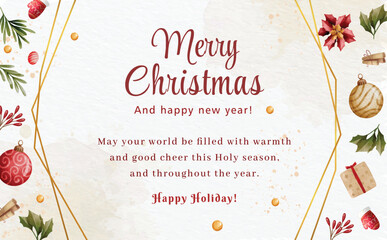 christmas greeting card