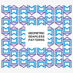 Geometric seamless pattern