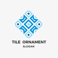 Tile ornament vector design
