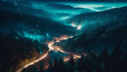 Obraz premium ファンタジー世界の背景