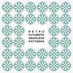 Fototapeta premium Decoration pattern futuristic seamless pattern