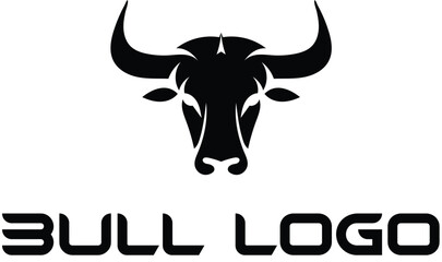 bull head icon, bull logo vector. bull head logo design. bullhead mascot logo. horn bull vector