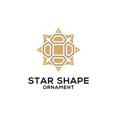 Logo vector business Star shape