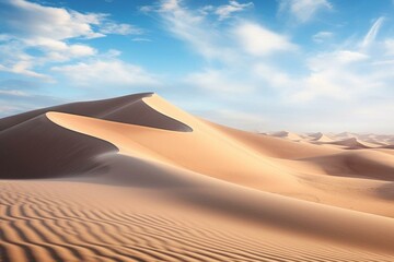 Fototapeta na wymiar sand dunes. Generative AI