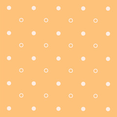 Orange Polka Dot Background