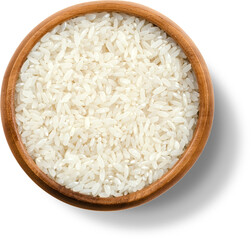 Fototapeta na wymiar Close up view isolated rice on plain background suitable for your element project.