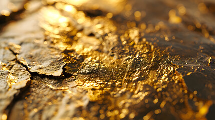 close up of a stone of gold colour 