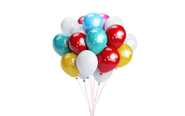 Confetti Adding Joy to the Festivities on White or PNG Transparent Background