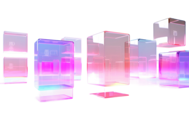 Calming Pastel Colors in User-Friendly Dialog Boxes on White or PNG Transparent Background