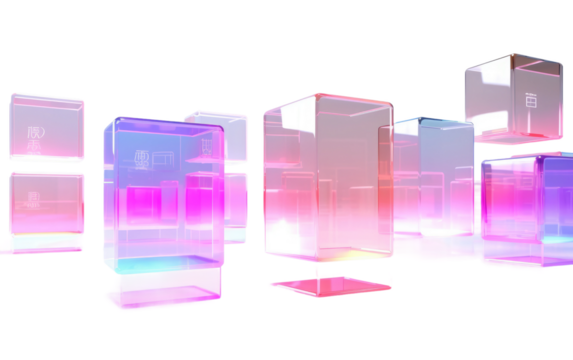 Calming Pastel Colors in User-Friendly Dialog Boxes on White or PNG Transparent Background