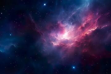 Fototapeta na wymiar Ultra detailed nebula abstract wallpaper with men made with AI 