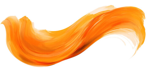 Abstract Orange Unic Wave Illustration