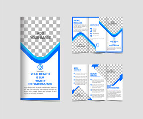 Healthcare Tri-Fold Brochure   Design Template