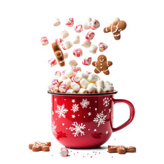 Unic Holiday Mug with Floating Sweets