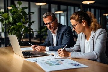 Business Team Spreadsheet Analysis Session