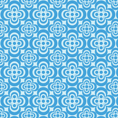 Seamless pattern. Creative abstract art background collection or festive celebration design. Simple childish scribble wallpaper print texture bundle.Watercolor summer ethnic border pattern. blue 