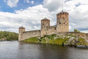 Burg Olavinlinna in Savonlinna, Finnland - 700580135