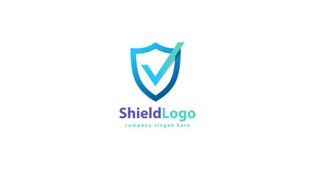 Shield icon template isolated. shield logo design, color editable vector illustration.