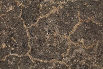 Closeup of details of the color and texture of old concrete.