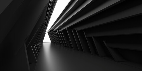 Fototapeta premium Elemente in schwarzen Farben als Hintergrundmotiv für Webdesign im Querformat für Banner, ai generativ