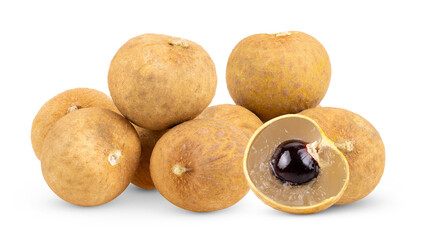 longan isolated on transparent png