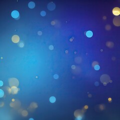 Blue and Gold Abstract bokeh background