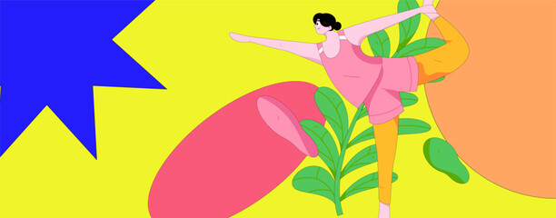 3.12 International Women's Day professional women flat character vector concept operation hand drawn illustration
