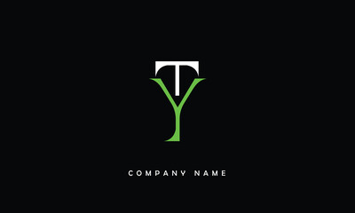 YT, TY, Y, T Abstract Letters Logo Monogram