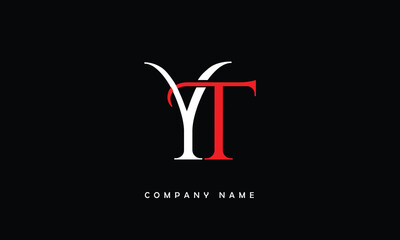 YT, TY, Y, T Abstract Letters Logo Monogram