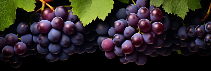 Fresh grapes background. Fruit market