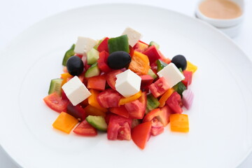 salad with vegetables