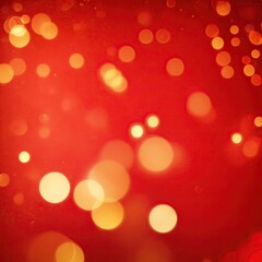 Red and Gold Abstract bokeh background