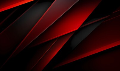Abstract background with triangles. Abstract Red Black Gradient Luxury Background. - obrazy, fototapety, plakaty