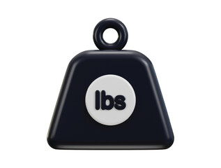 3d weight icon metal old lbs weight sign metal weight kilogram heavy icon