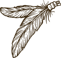 hand drawn sketch of a bird