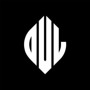 DVL circle letter logo design with circle and ellipse shape. DVL ellipse letters with typographic style. The three initials form a circle logo. DVL circle emblem abstract monogram letter mark vector.