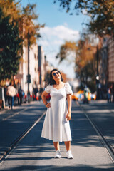 a girl's photo shoot in Istanbul. a girl in a white dress on the background of Istanbul streets. photos of a tourist in Istanbul. photo shoot of a person in Turkey