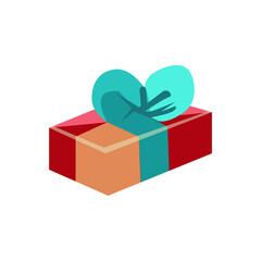 gift box with red ribbon