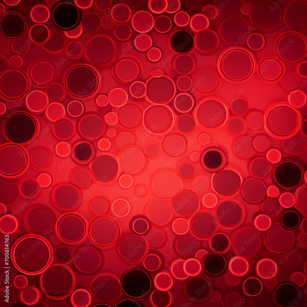 Poster red circle pattern background image.