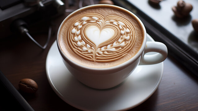 Photorealistic Perfection - Idealized Latte Art