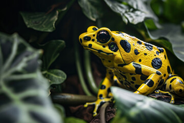 Fototapeta premium Yellow poison dart frog