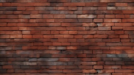 Dark red brick wall