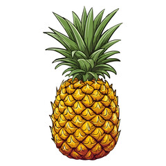 a pineapple vector illustration