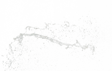 Shape form throw of Water splashes into drop water attack fluttering in air and stop motion freeze shot. Splash Water for explosion texture graphic resource elements, black background isolated