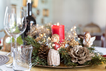 Weihnachtsdeko Adventskranz 