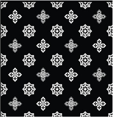 seamless pattern with snowflakes