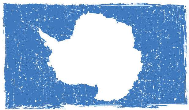 Antarctica abstract background on national Flag. 