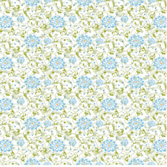seamless pattern with flowers