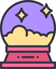 Crystal ball icon